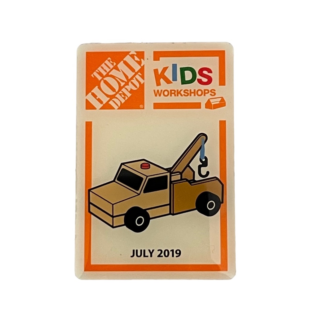 The Home Depot Kids Workshops July 2019 Metal Pin